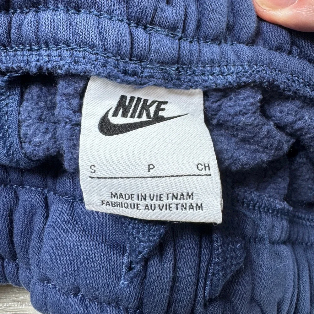 Nike Men's Joggers Club Fleece Sweatpants Navy Blue Small Sporty Casual Everyday